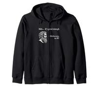 Es lo Suficientemente Bueno, Mediócrates | Nerd Historia Griega Antigua Sudadera con Capucha