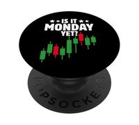 ¿Es Lunes sin Embargo el Comercio de acciones Crypto Money Investor Trader PopSockets PopGrip Adhesivo