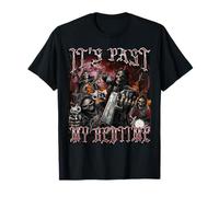 Es más allá de mi hora de dormir, divertido, pirata de memes de esqueleto duro Camiseta