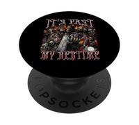 Es más allá de mi hora de dormir, divertido, pirata de memes de esqueleto duro PopSockets PopGrip Adhesivo