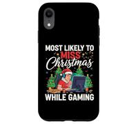 Es más Probable Que se pierda la Navidad Mientras juegas Navidad Familiar Carcasa para iPhone XR