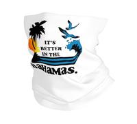 Es Mejor En Las Bahamas Unisex Bufanda Tubular Multifuncional Bandana Transpirable Tubular Pañuelo para Moto Ciclismo Deportes Aire Libre