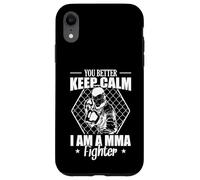 Es mejor que mantengas la calma soy un luchador de MMA Carcasa para iPhone XR