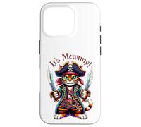 ¡Es Mewtiny! Gato Pirata Motín Divertido Carcasa para iPhone 16 Pro