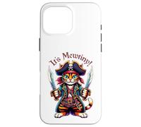 ¡Es Mewtiny! Gato Pirata Motín Divertido Carcasa para iPhone 16 Pro MAX