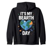 Es mi Bearth Day Día de la Tierra Bday Bday Sudadera con Capucha