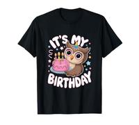 Es mi cumpleaños, Bonito búho Unicornio, cumpleaños para niños y niñas Camiseta