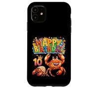 Es mi cumpleaños, Cangrejo, niña de 10 años Carcasa para iPhone 11