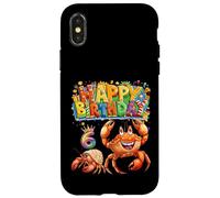 Es mi cumpleaños, Cangrejo, niña de 6 años Carcasa para iPhone X/XS