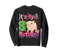 Es mi cumpleaños Chica Cerdo 8 Años Niñas Sudadera