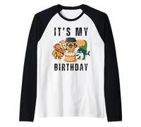 Es Mi Cumpleaños Compilación Italiano Brainrot Meme Niños Niños Camiseta Manga Raglan