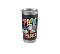 Es mi cumpleaños de papá"s Birthday Pigeon Daddy Family Bday Vaso térmico de acero inoxidable de doble pared