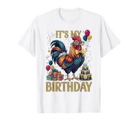 Es mi cumpleaños Divertido Gallo Fiesta de cumpleaños Pollo Camiseta