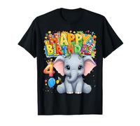 Es mi cumpleaños Elefante Niños 4 Años Niña Camiseta