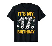 Es mi cumpleaños número 17, 17 años, fútbol Adolescente niños niñas Camiseta