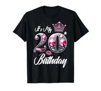 Es mi cumpleaños número 20 20 años Celebración de veinte años Camiseta