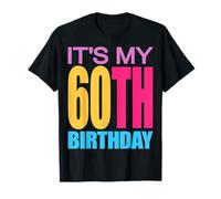 Es mi cumpleaños número 60, niñas y niños Camiseta