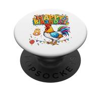 Es mi cumpleaños Pollo niños 8 años niña estampación PopSockets PopGrip Adhesivo