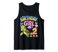 Es mi cumpleaños Sonriente Tortuga Nadando Camiseta sin Mangas