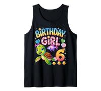 Es mi cumpleaños Sonriente Tortuga Nadando Camiseta sin Mangas