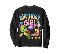 Es mi cumpleaños Sonriente Tortuga Nadando Sudadera
