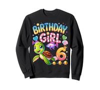 Es mi cumpleaños Sonriente Tortuga Nadando Sudadera