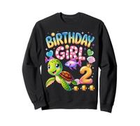 Es mi cumpleaños Sonriente Tortuga Nadando Sudadera