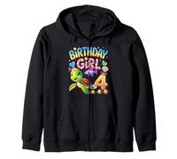 Es mi cumpleaños Sonriente Tortuga Nadando Sudadera con Capucha