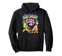 Es mi cumpleaños Sonriente Tortuga Nadando Sudadera con Capucha
