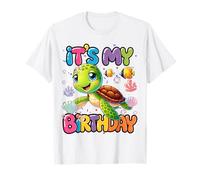 Es mi cumpleaños Tortuga Nadando Camiseta