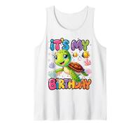 Es mi cumpleaños Tortuga Nadando Camiseta sin Mangas