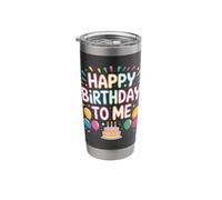 es mi cumpleaños Vaso térmico de acero inoxidable de doble pared