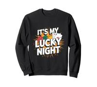 Es mi estilo de jugador de la noche de la suerte Sudadera