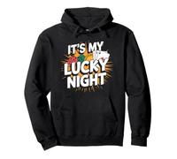 Es mi estilo de jugador de la noche de la suerte Sudadera con Capucha