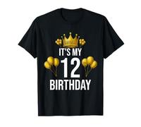 Es mi Fiesta de cumpleaños número 12 para niños y niñas de 12 años Camiseta