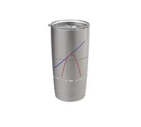 Es mi línea de bronceado mostrando - Cool Math Teacher Tan Lines Vaso térmico de acero inoxidable de doble pared