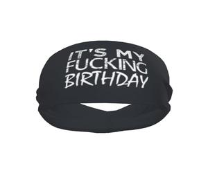 Es Mi Maldito Cumpleaños Unisex Diadema Absorbente Cinta Sudor Cabeza Suaves Diadema Deportiva para Ciclismo Yoga Entrenamiento Fitness