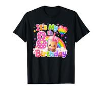 Es mi niña de Octavo cumpleaños, Linda Fiesta de té con Burbujas Kawaii Boba Camiseta