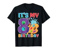 Es mi octavo cumpleaños Pintando arte artista de 8 años Camiseta