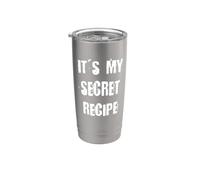 Es mi receta secreta Vaso térmico de acero inoxidable de doble pared