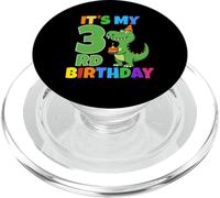 Es mi Tercer cumpleaños Dinosaurio T-Rex niño de 3 años Divertido PopSockets PopGrip para MagSafe