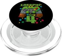 Es mi Tercer cumpleaños niño Jugador arrastrándose en 3 Gamer Pixel PopSockets PopGrip para MagSafe