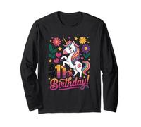 Es mi Unicornio de cumpleaños número 11 Manga Larga