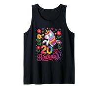 Es mi Unicornio de cumpleaños número 20 Camiseta sin Mangas