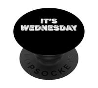 Es miércoles Día divertido de la semana Broma Día de los Inocentes PopSockets PopGrip Adhesivo