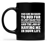 Es muy difícil comprar, así que disfruta de esta taza cuidadosamente seleccionada. Tazas de café, taza de café novedosa, taza de té de cerámica impresa de doble cara para mamá, papá, amigo, esposa, es