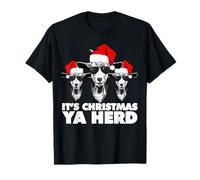 Es Navidad, rebaños de Cabras navideñas Camiseta