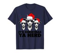 Es Navidad, rebaños de Cabras navideñas Camiseta