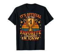 Es Oficial Soy la Hija Favorita en la Ley Broma de Hermanos Camiseta