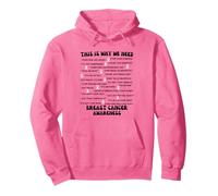 Es por eso Que Necesitamos concienciación sobre el cáncer de Mama Sudadera con Capucha